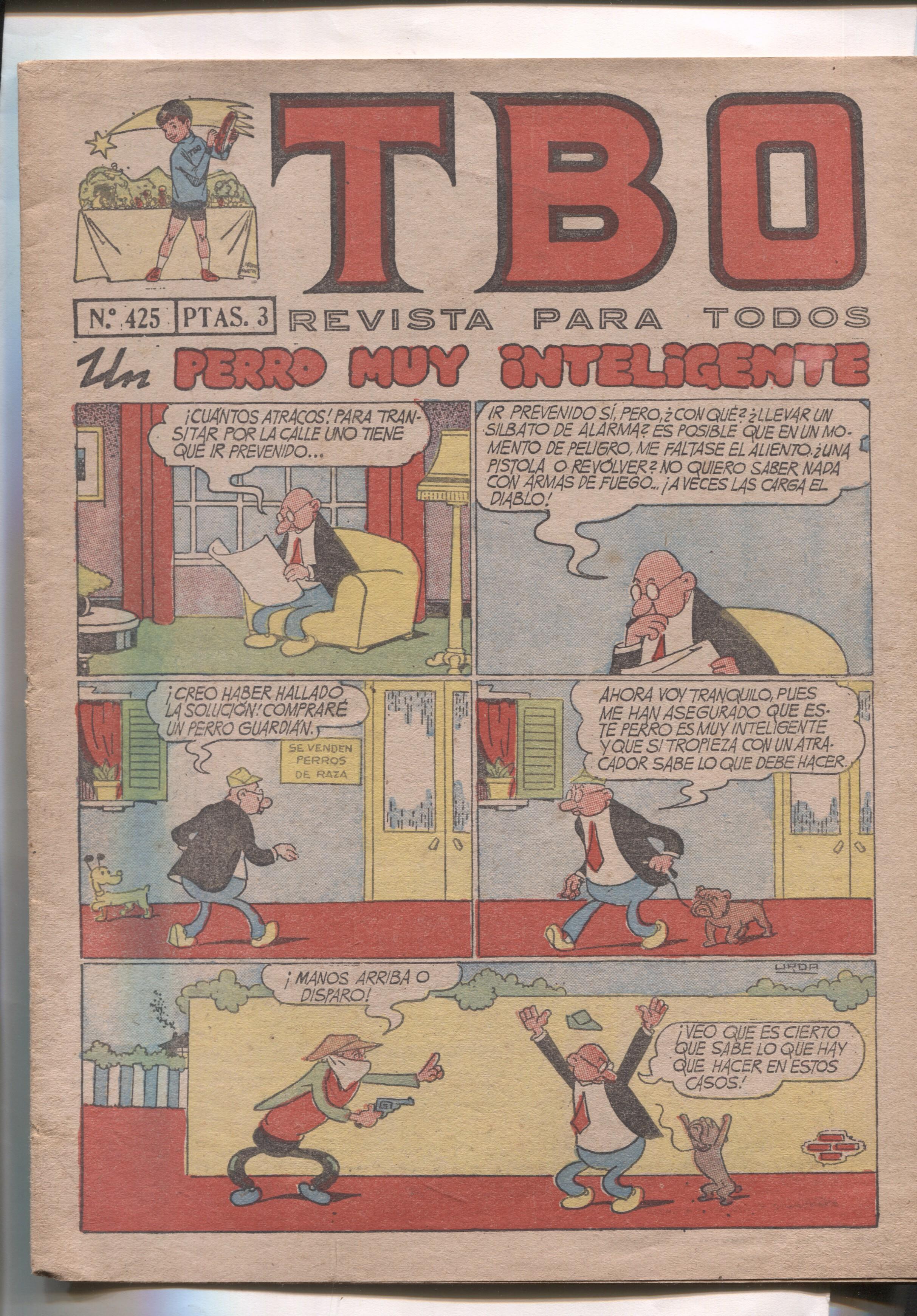 TBO numero 425: Un perro muy inteligente (Urda)