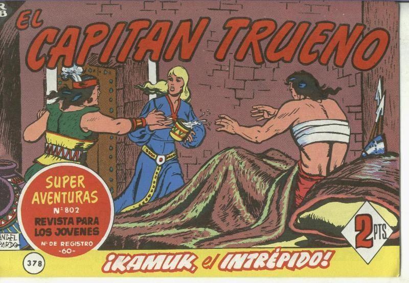Facsimil: El Capitan trueno numero 378: Kamuk el intrepido