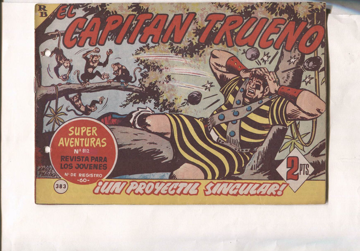 El Capitan Trueno original numero 383: Un proyectil singular