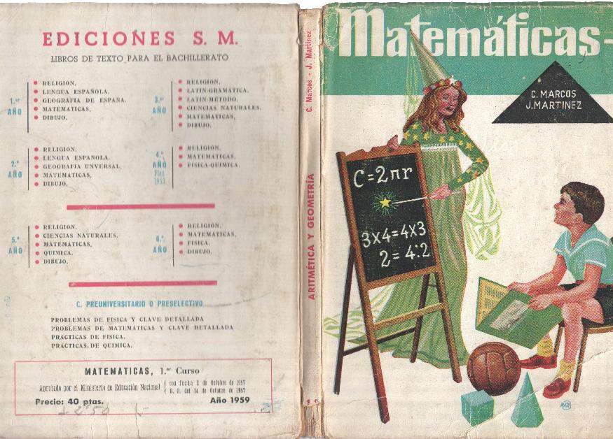 Matematicas primer curso: Aritmetica y Geometria