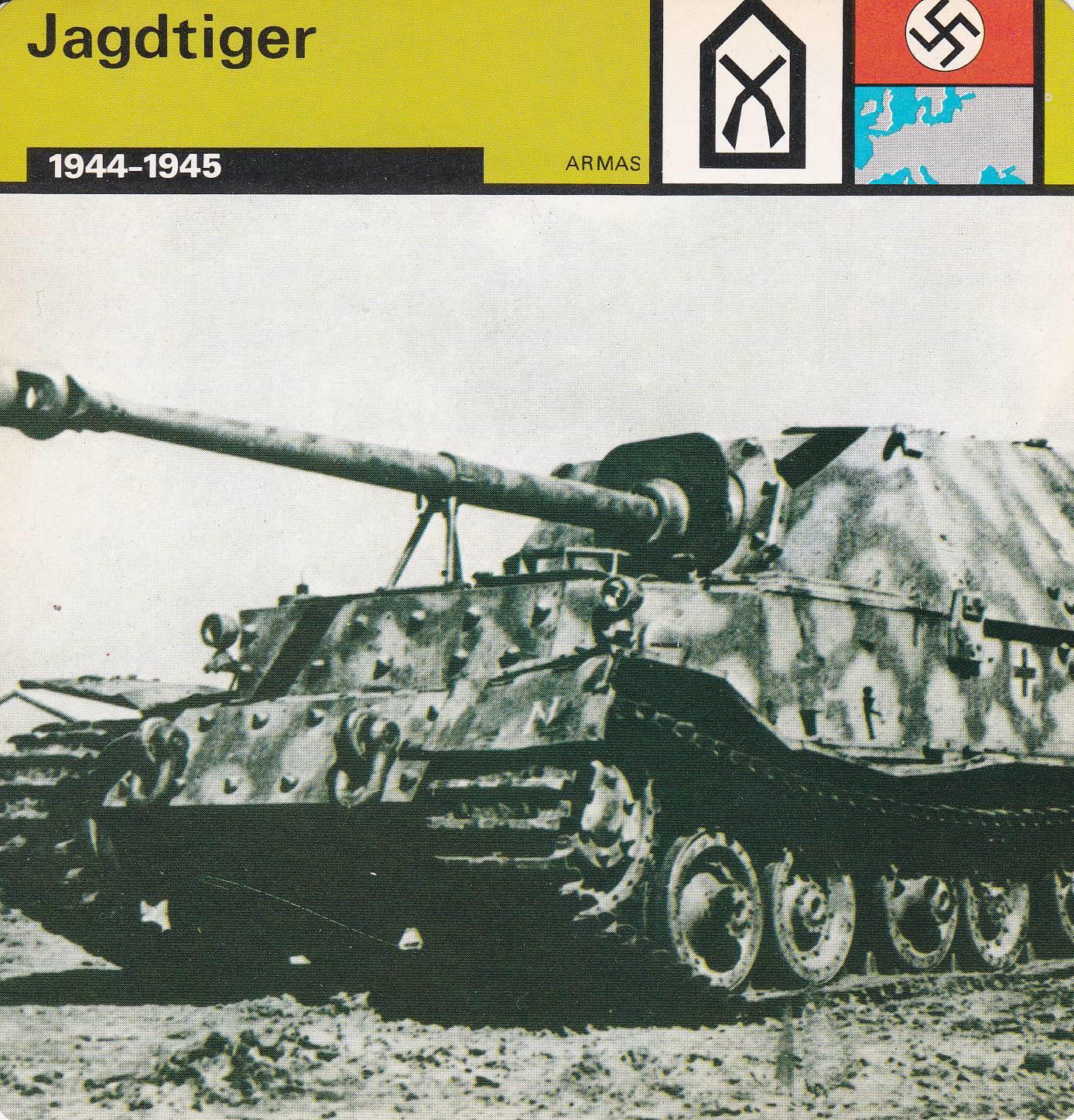 FICHA ARMAS: JAGDTIGER. 1944-1945