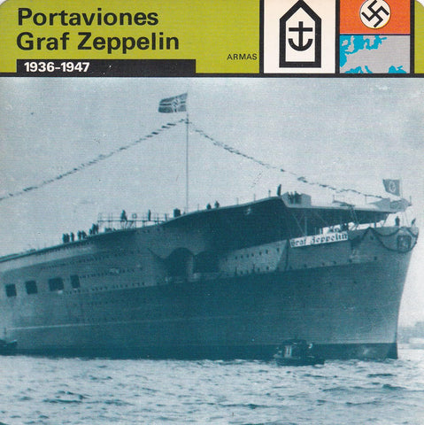 FICHA ARMAS: PORTAVIONES GRAF ZEPPELIN. 1936-1947