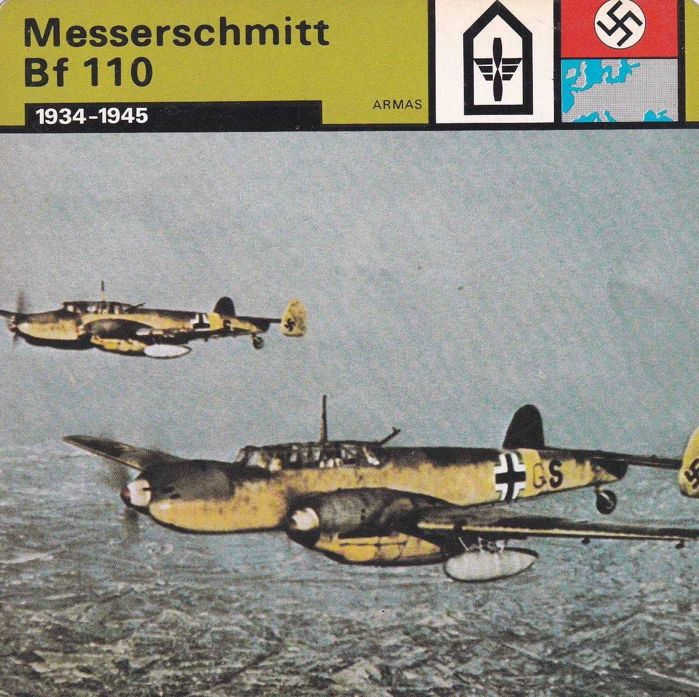 FICHA ARMAS: MESSERSCHMITT. 1934-1945