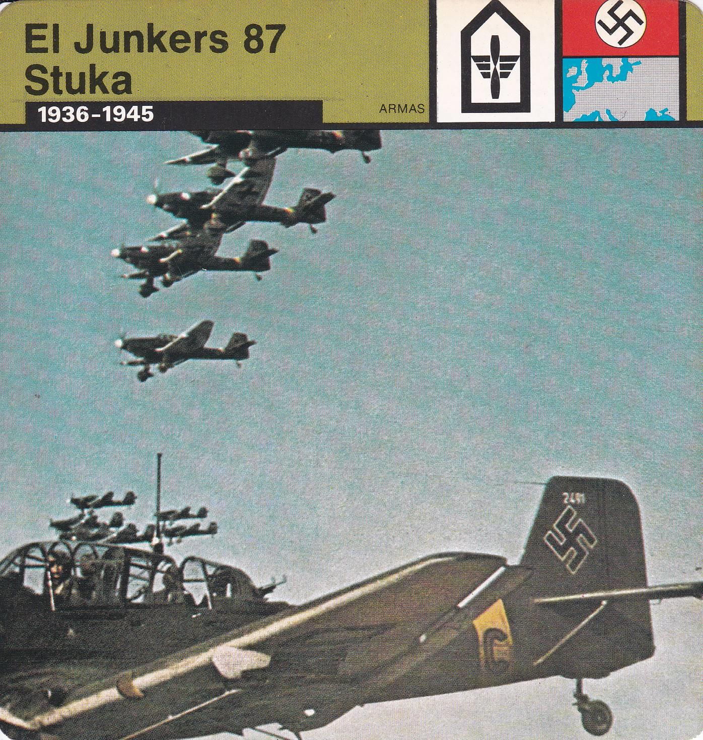 FICHA ARMAS: EL JUNKERS 87 STUKA. 1936-1945