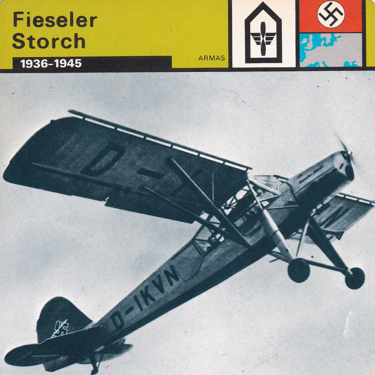 FICHA ARMAS: FIESSER STORCH. 1936-1945