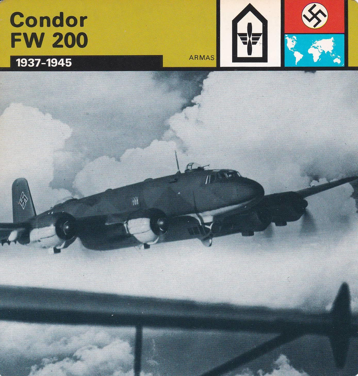 FICHA ARMAS: CONDOR FW 200. 1937-1945