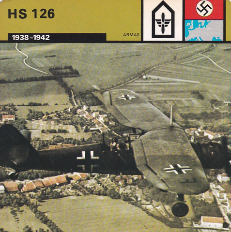 FICHA ARMAS: HS 126- 1938-1942