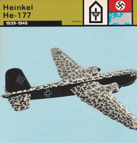 FICHA ARMAS: HEINKEL HE-177. 1939-1945