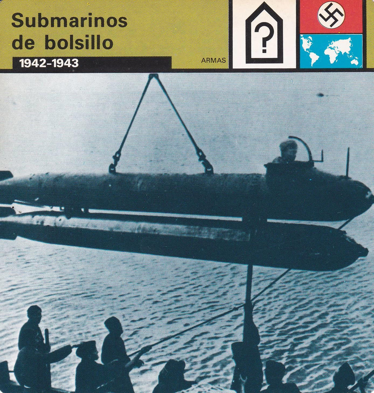 FICHA ARMAS: SUBMARINOS DE BOLSILLO. 1942-1943