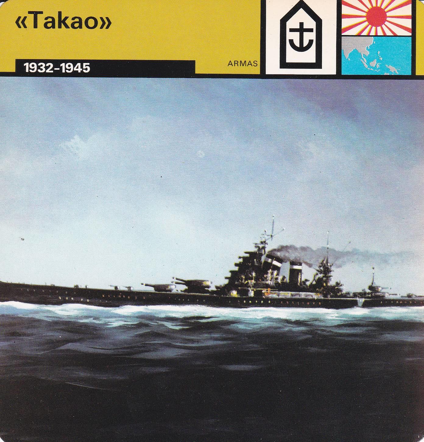 FICHA ARMAS: TAKAO. 1932-1945