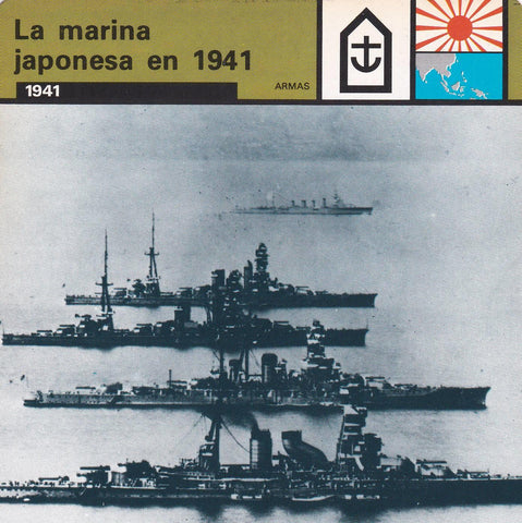 FICHA ARMAS: LA MARINA JAPONESA EN 1941. 1941