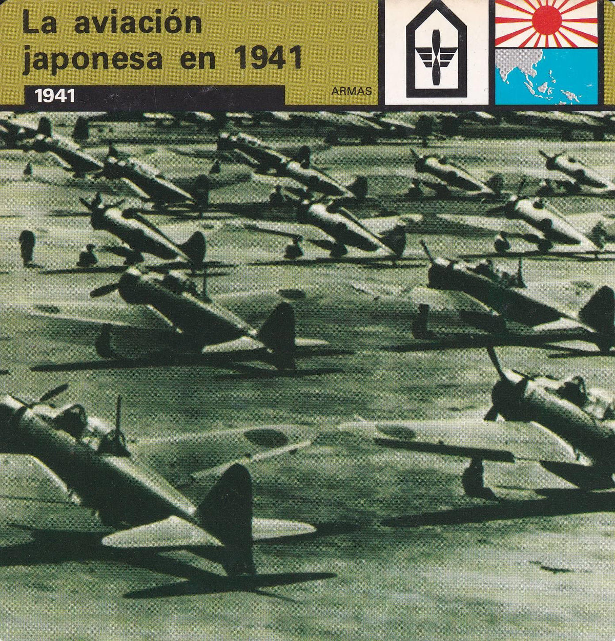 FICHA ARMAS: LA AVIACION JAPONESA EN 1941. 1941