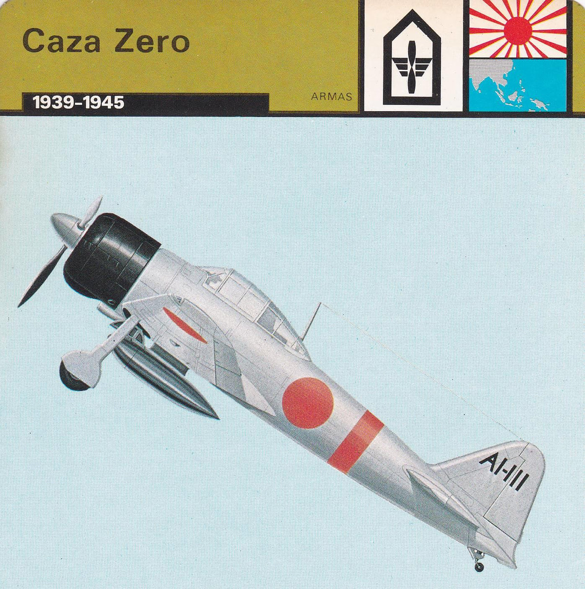 FICHA ARMAS: CAZA ZERO. 1939-1945