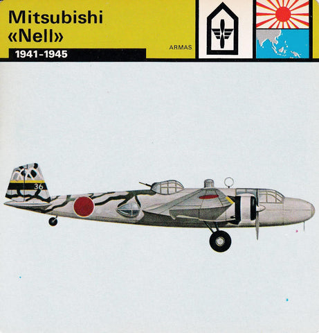 FICHA ARMAS: MITSUBISHI NELL. 1941-1945