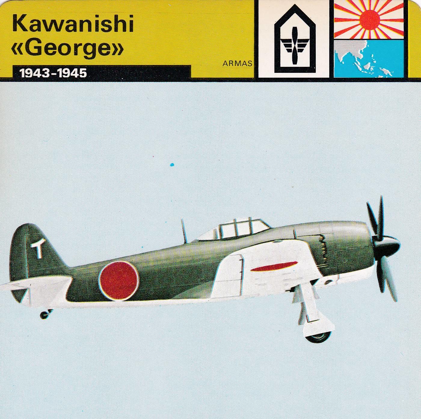 FICHA ARMAS: KAWANISHI GEORGE. 1943-1945