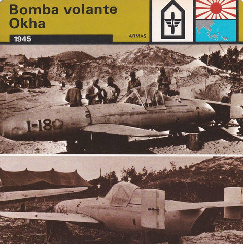 FICHA ARMAS: BOMBA VOLANTE OKHA. 1945