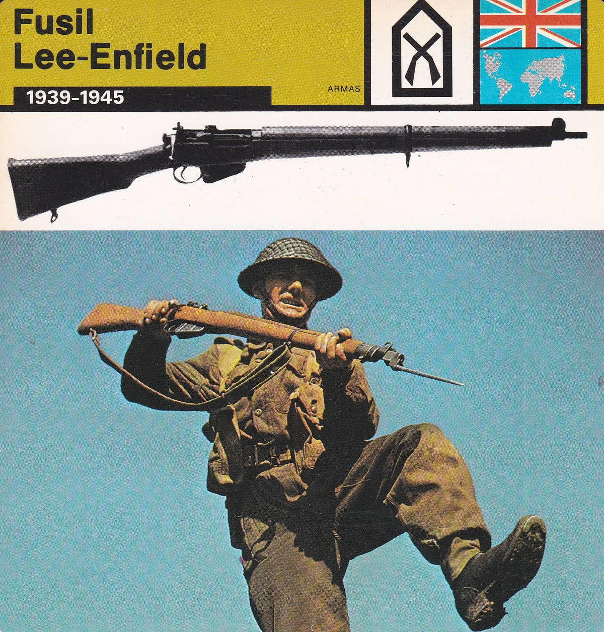 FICHA ARMAS: FUSIL LEE-ENFIELD. 1939-1945