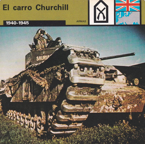 FICHA ARMAS: EL CARRO CHURCHILL. 1940-1945