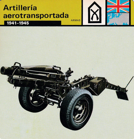 FICHA ARMAS: ARTILLERIA AEROTRANSPORTADA. 1941-1945