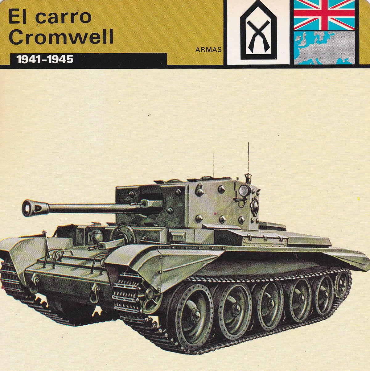 FICHA ARMAS: EL CARRO CROMWELL. 1941-1945