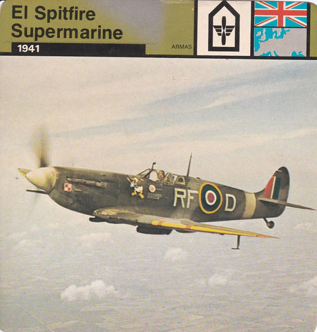 FICHA ARMAS: EL SPITFIE SUPERMARINE. 1941