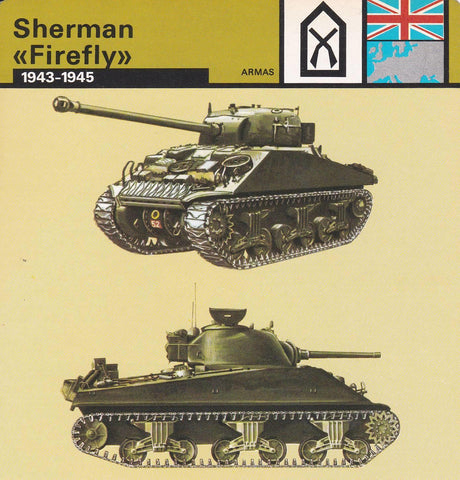 FICHA ARMAS: SHERMAN FIREFLY. 1943-1945