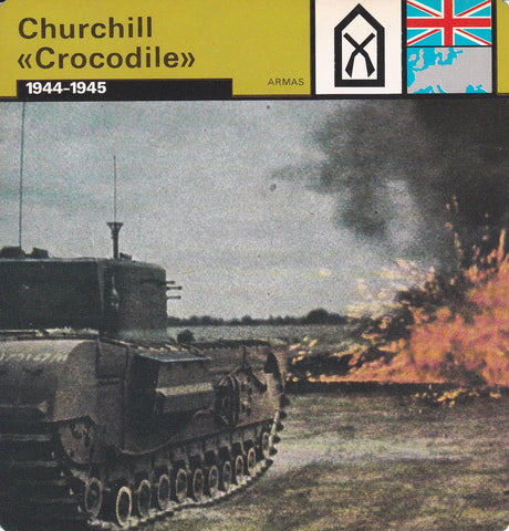 FICHA ARMAS: CHURCHILL CROCODILE. 1944-1945