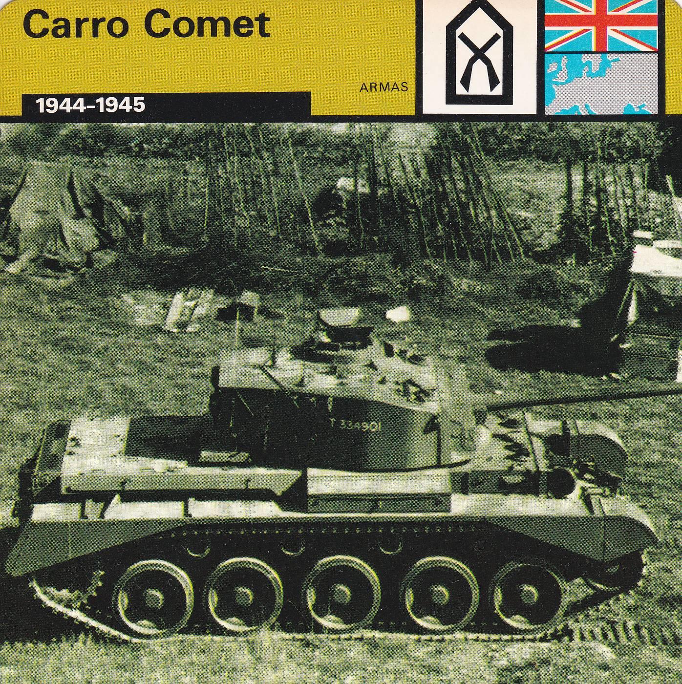 FICHA ARMAS: CARRO COMET. 1944-1945