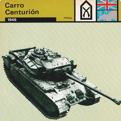 FICHA ARMAS: CARRO CENTURION. 1945