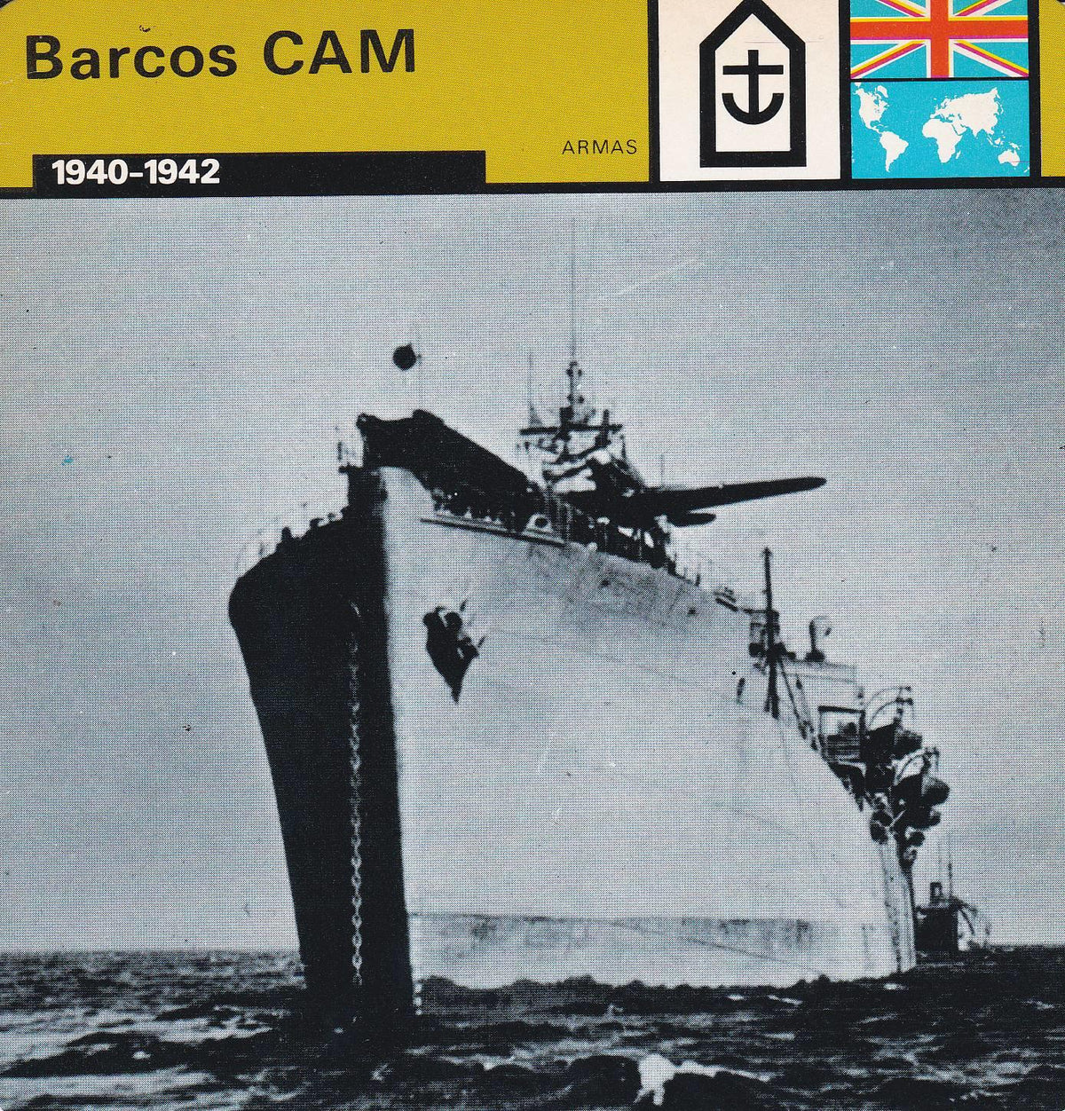 FICHA ARMAS: BARCOS CAM. 1940-1942