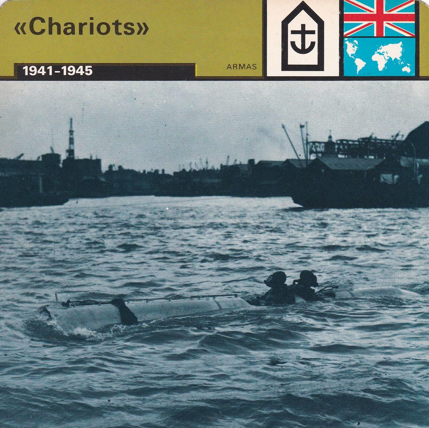 FICHA ARMAS: CHARIOTS. 1941-1945