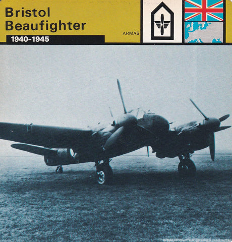 FICHA ARMAS: BRISTOL BEAUFIGHTER. 1940-1945