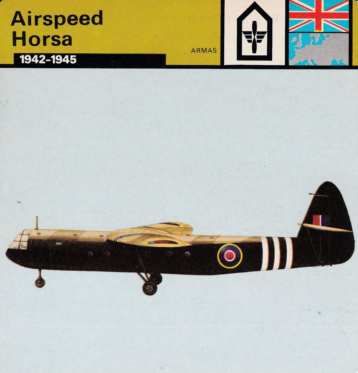 FICHA ARMAS: AIRSPEED HORSA. 1942-1945