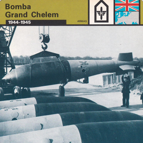 FICHA ARMAS: BOMBA GRAND CHELEM. 1944-1945