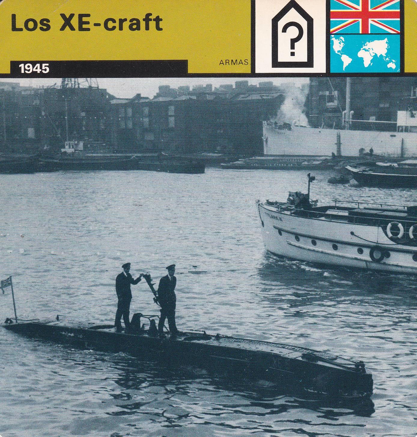 FICHA ARMAS: LOS XE-CRAFT. 1945