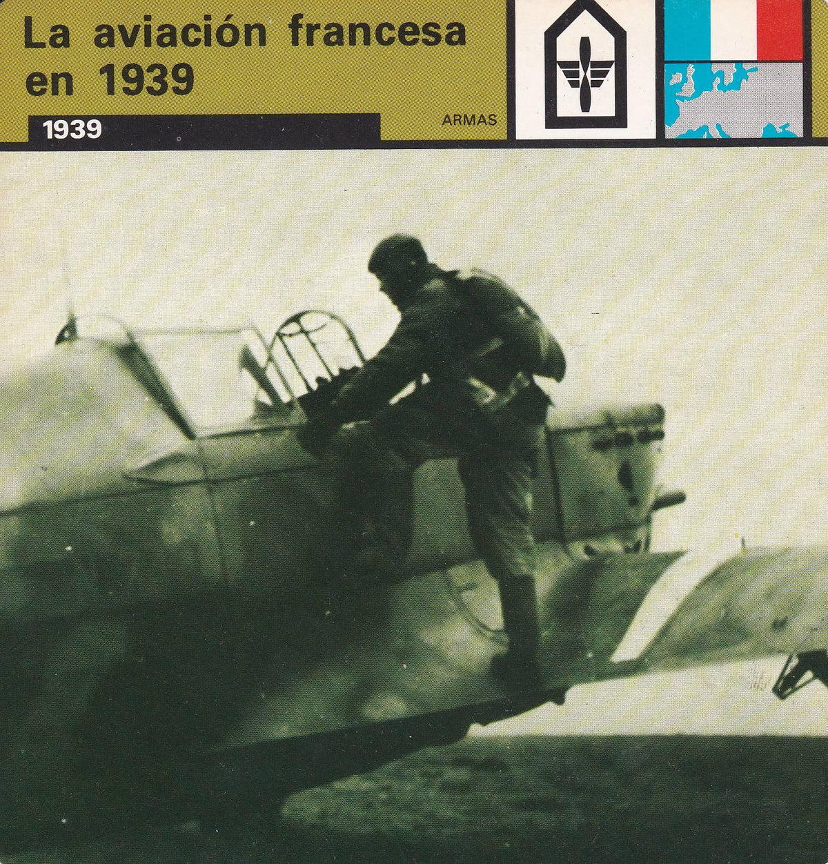 FICHA ARMAS: LA AVIACION FRANCESA EN 1939- 1939