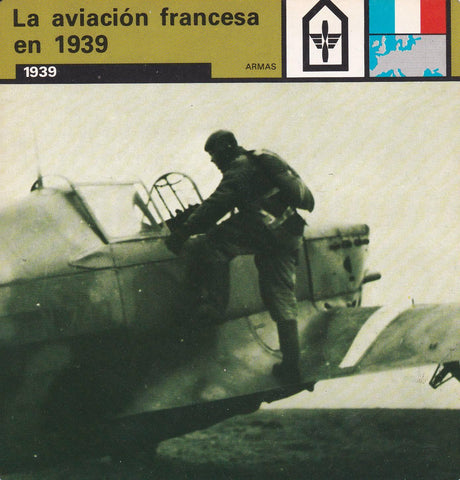 FICHA ARMAS: LA AVIACION FRANCESA EN 1939- 1939