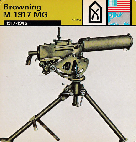 FICHA ARMAS: BROWNING M 1917 MG. 1917-1945