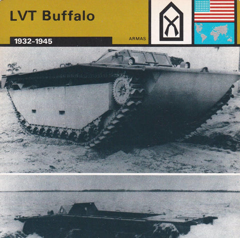 FICHA ARMAS: LVT BUFFALO. 1932-1945