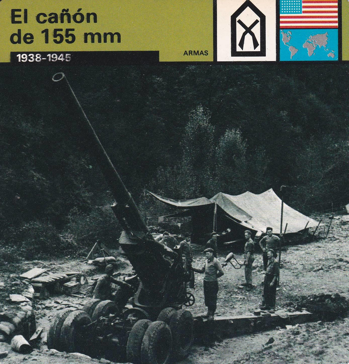 FICHA ARMAS: EL CAÑON DE 155 MM. 1938-1945