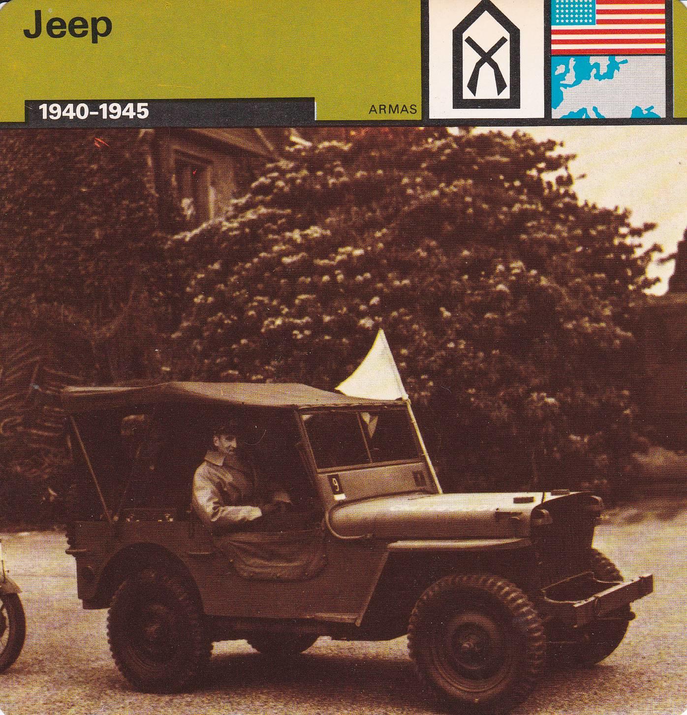 FICHA ARMAS: JEEP. 1940-1945