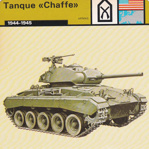 FICHA ARMAS: TANQUE CHAFFE. 1944-1945