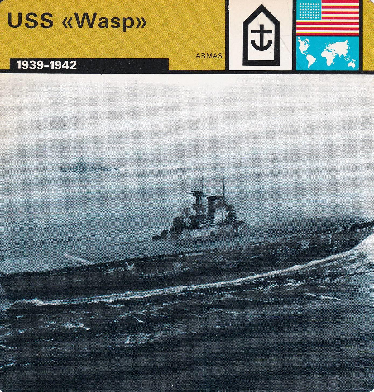 FICHA ARMAS: USS WASP. 1939-1942