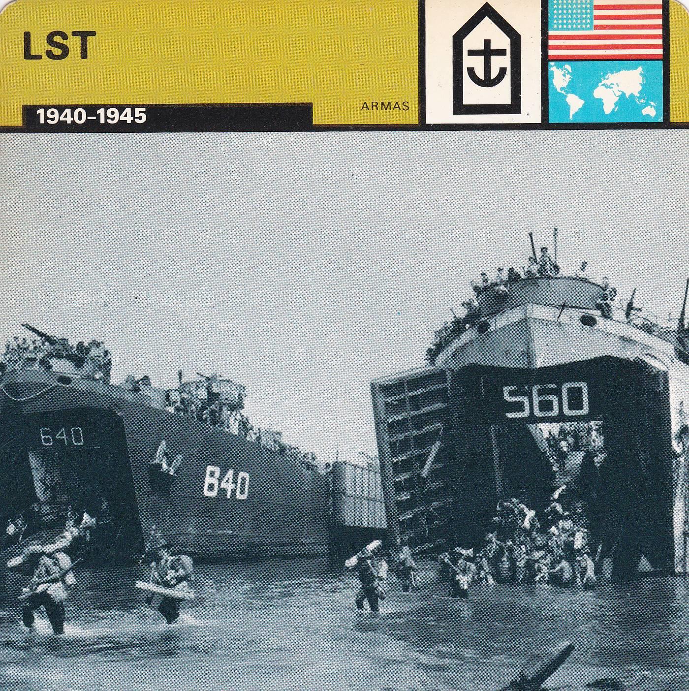 FICHA ARMAS: LST. 1940-1945