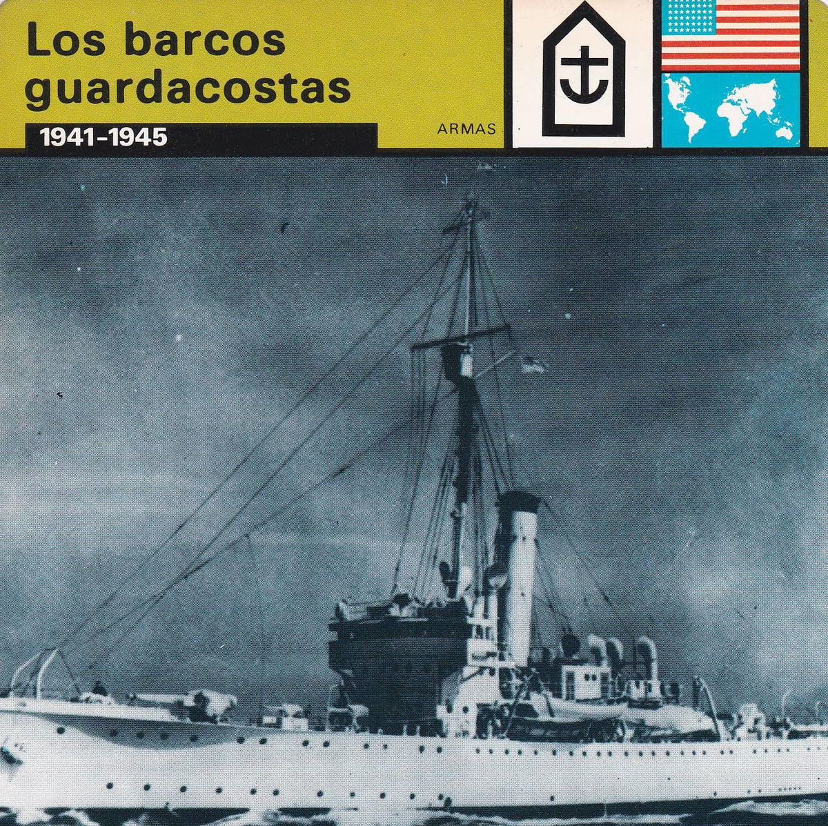 FICHA ARMAS: LOS BARCOS GUARDACOSTAS. 1941-1945