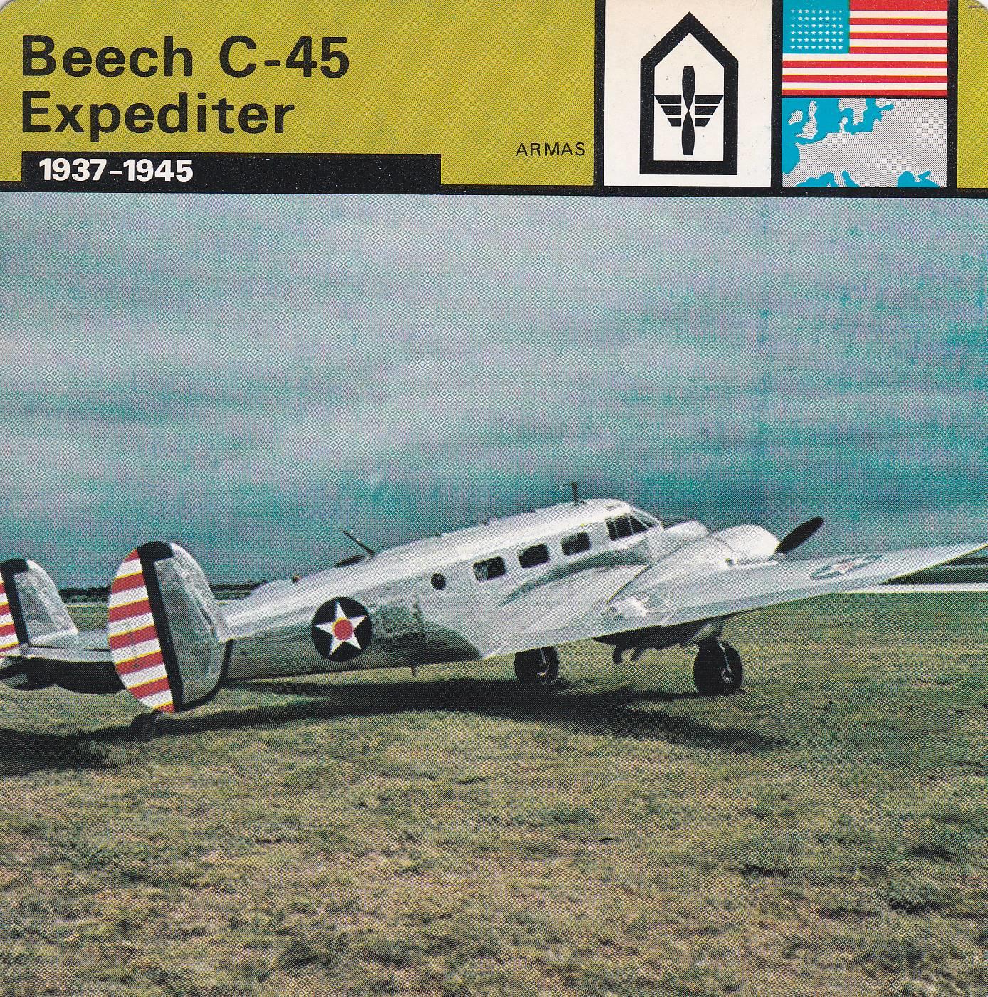 FICHA ARMAS: BEECH C-45 EXPEDITER. 1937-1945