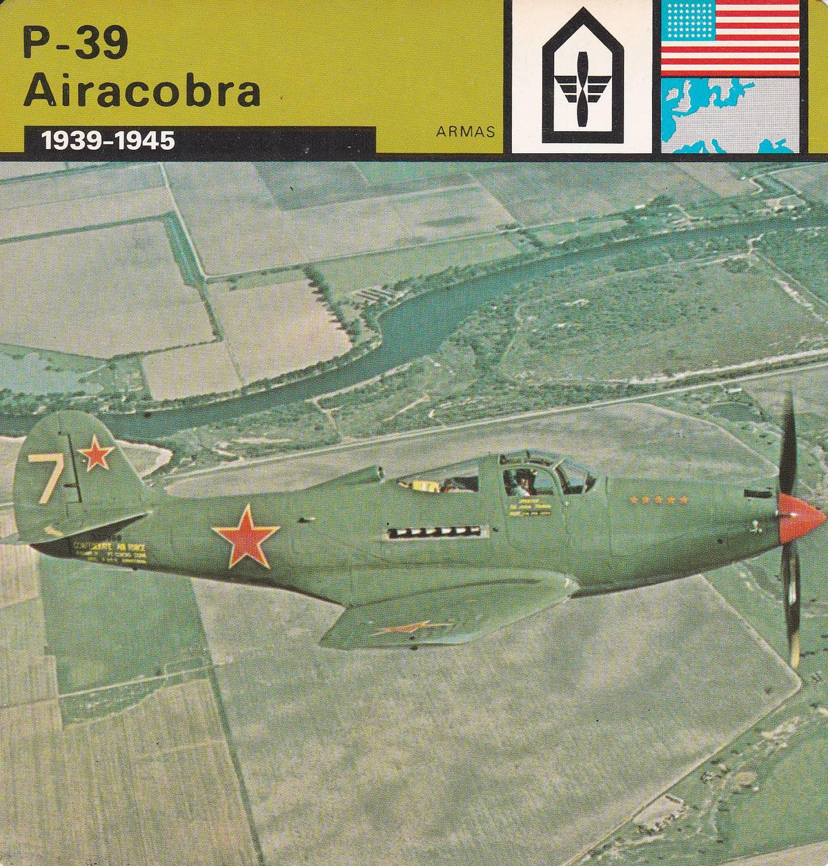 FICHA ARMAS: P-39AIRACOBRA. 1939-1945