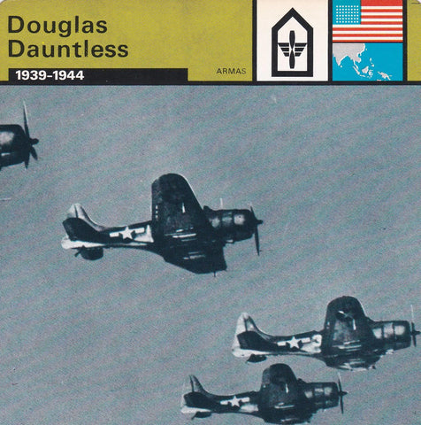 FICHA ARMAS: DOUGLAS DAUNTLESS. 1939-1944