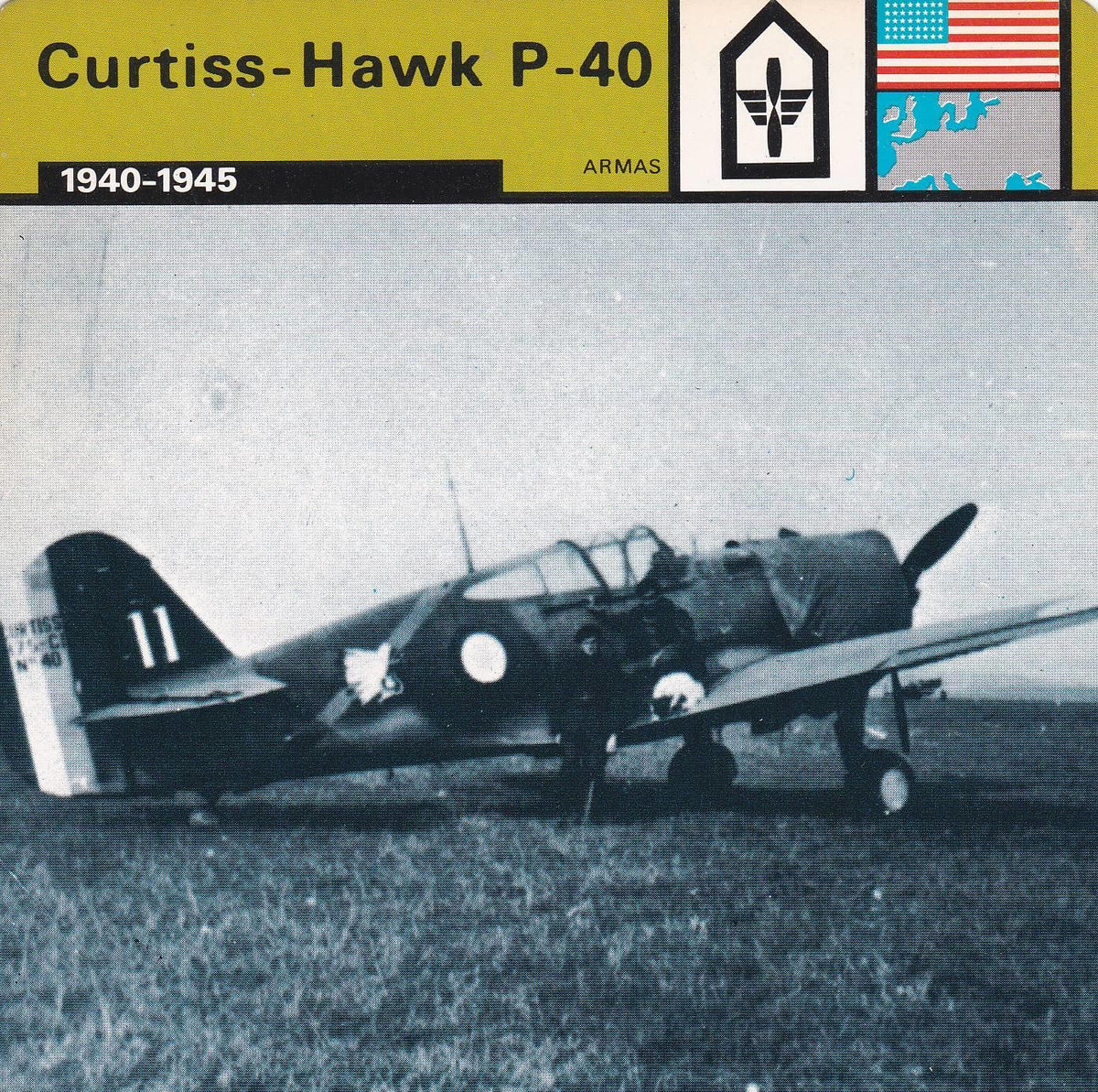 FICHA ARMAS: CURTISS-HAWK P-40. 1940-1945