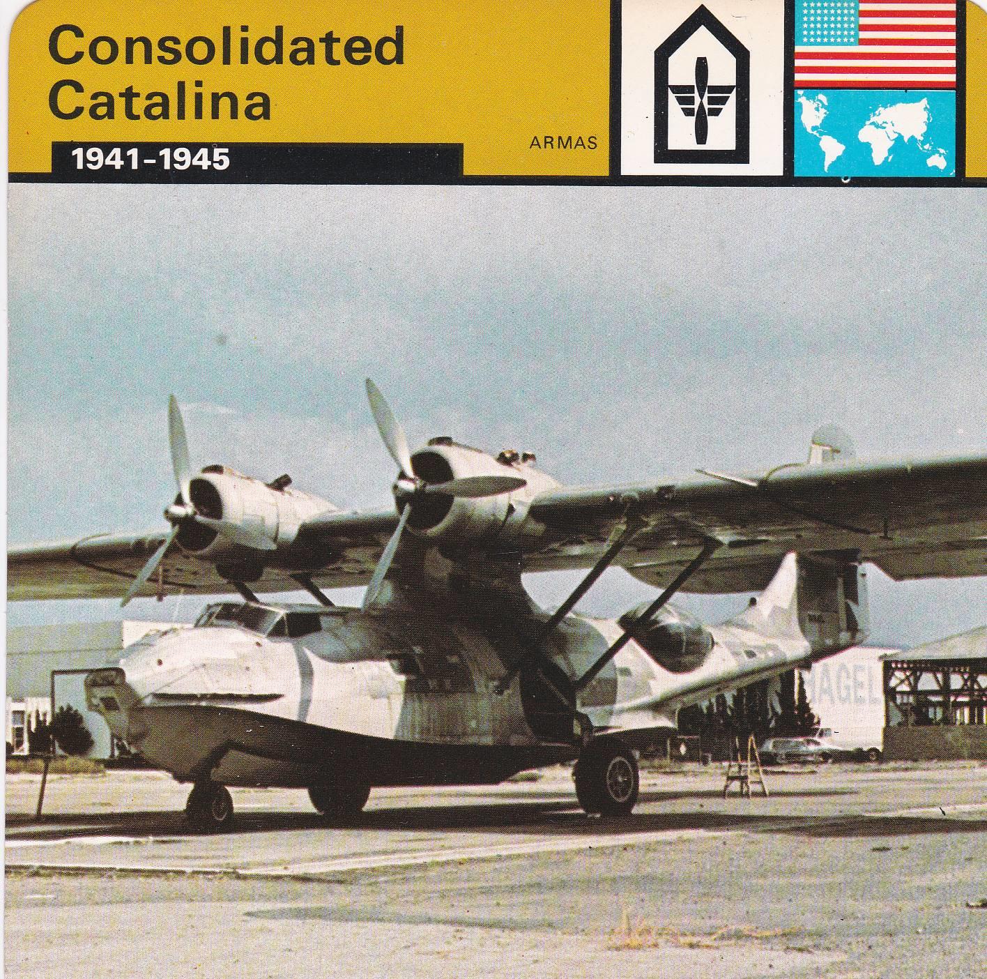 FICHA ARMAS: CONSOLIDATED CATALINA. 1941-1945